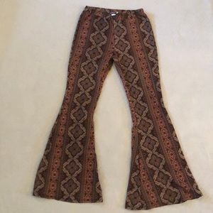 Boho flare pants